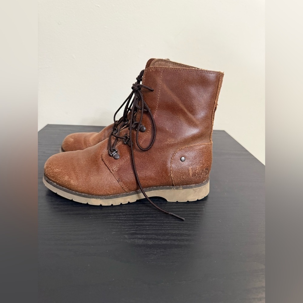 The North Face Boots Brown Ballard Lace II Ankle Women’s Leather Boots Casual 7 - Picture 4 of 8